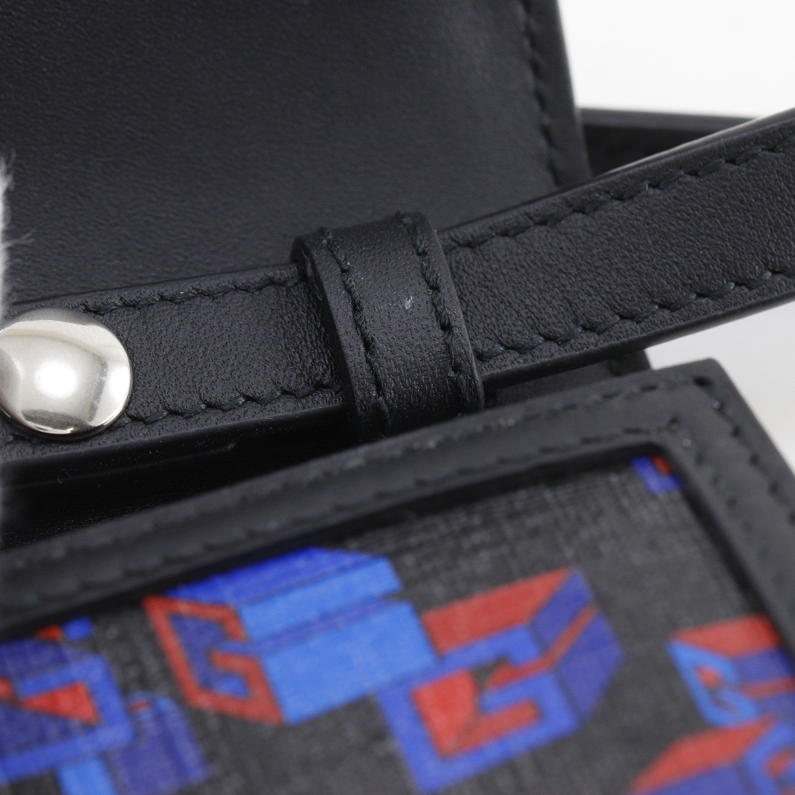 Gucci Flap Printed Coated Canvas Black Pvc Shoulder Bag Bag (Pre-Owned)