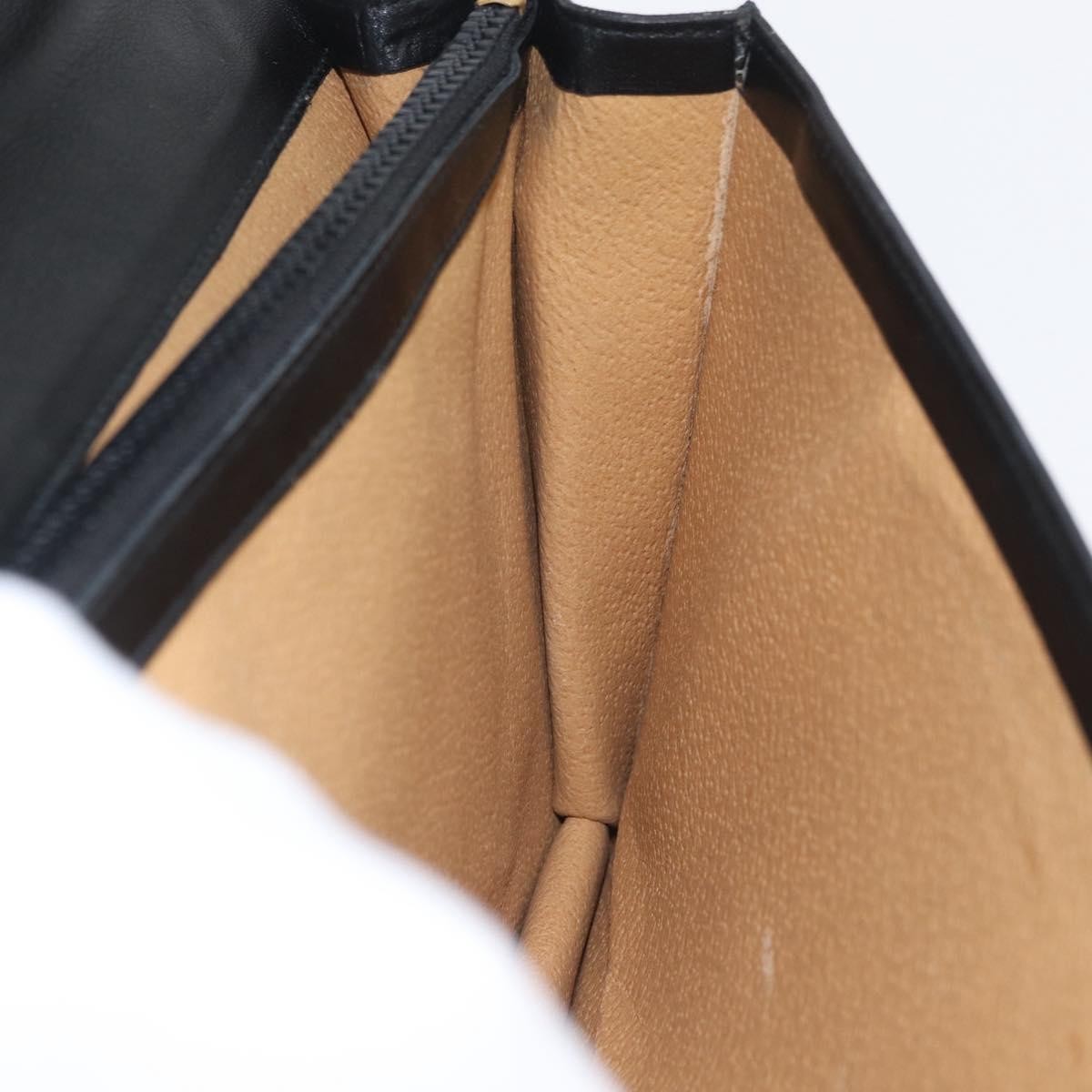 Celine Vintage Leather Black Leather Shoulder Bag Bag (Pre-Owned)