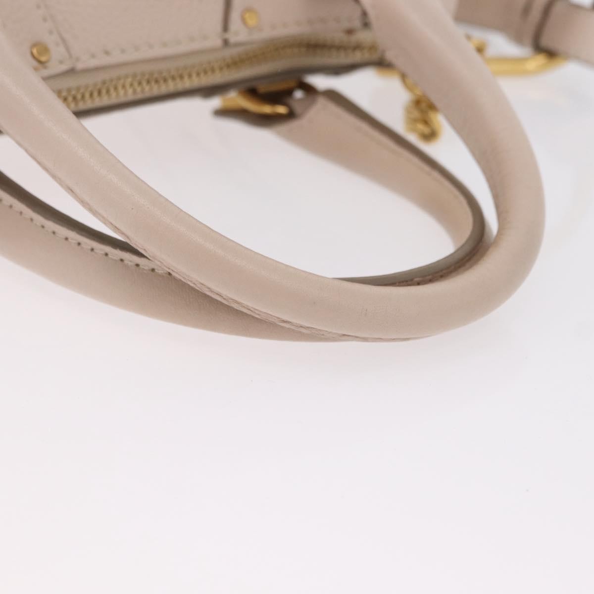 Chloe Hailey Leather Beige Leather Handbag (Pre-Owned)