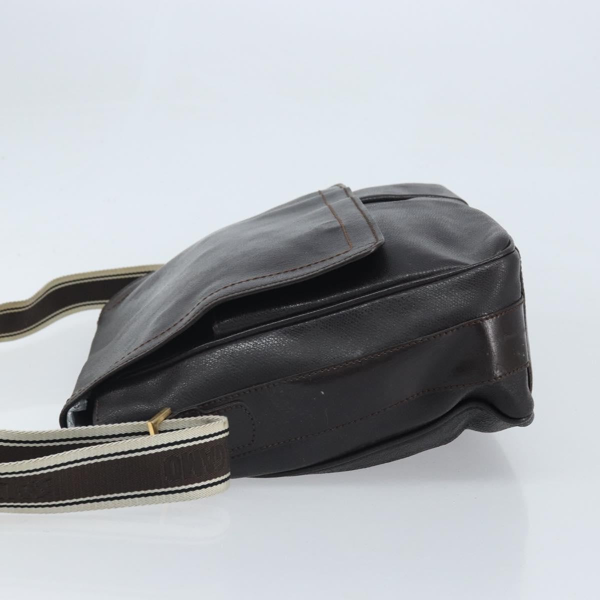 Salvatore Ferragamo Vintage Leather Brown Leather Shoulder Bag Bag (Pre-Owned)