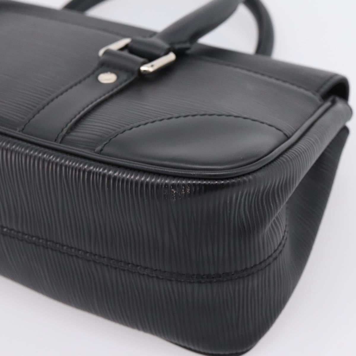 Louis Vuitton Segur Epi Leather Black Leather Handbag (Pre-Owned)