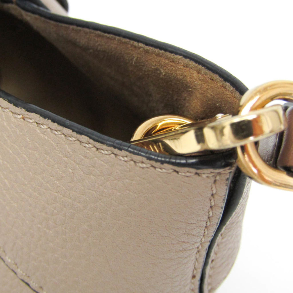 Loewe Hammock Nugget Leather Beige Leather Handbag (Pre-Owned)