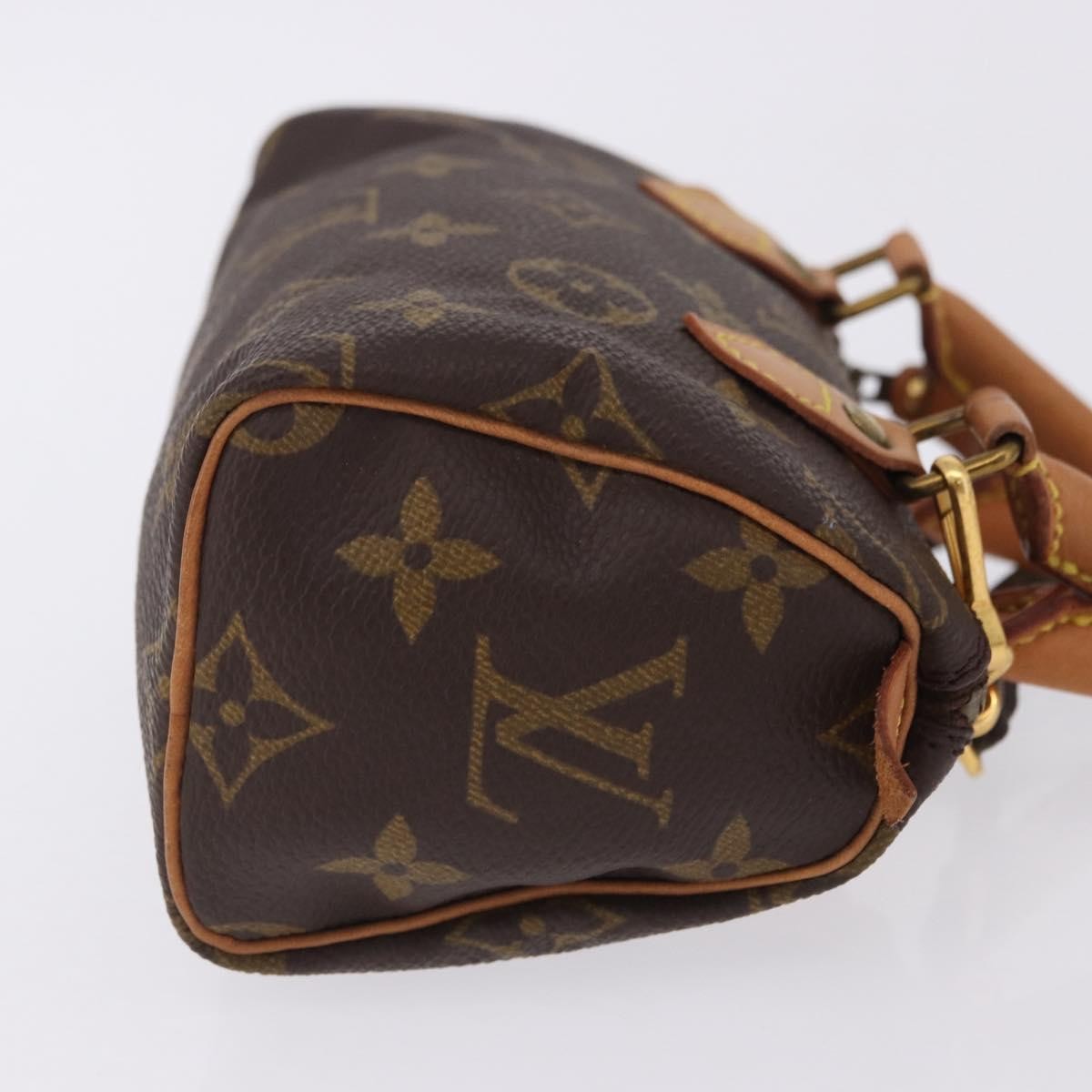 Louis Vuitton Speedy Mini Hl Monogram Canvas Brown Canvas Handbag (Pre-Owned)