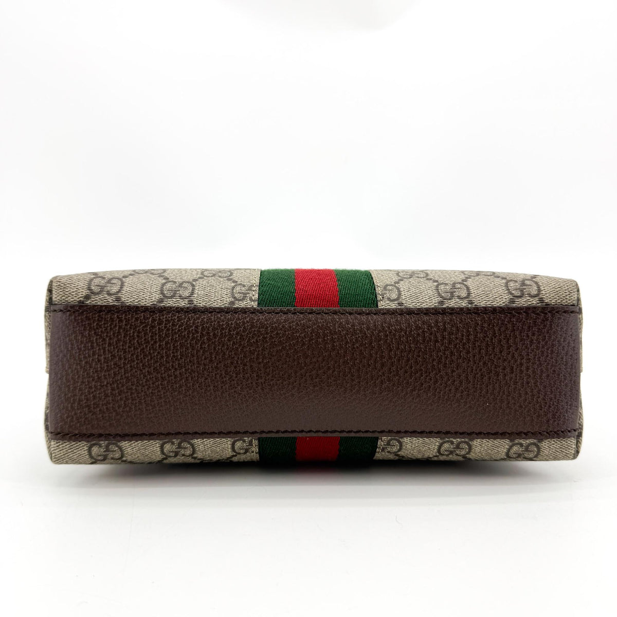 Gucci Ophidia Dome Gg Coated Canvas Brown Canvas Shoulder Bag Bag (Pre-Owned)