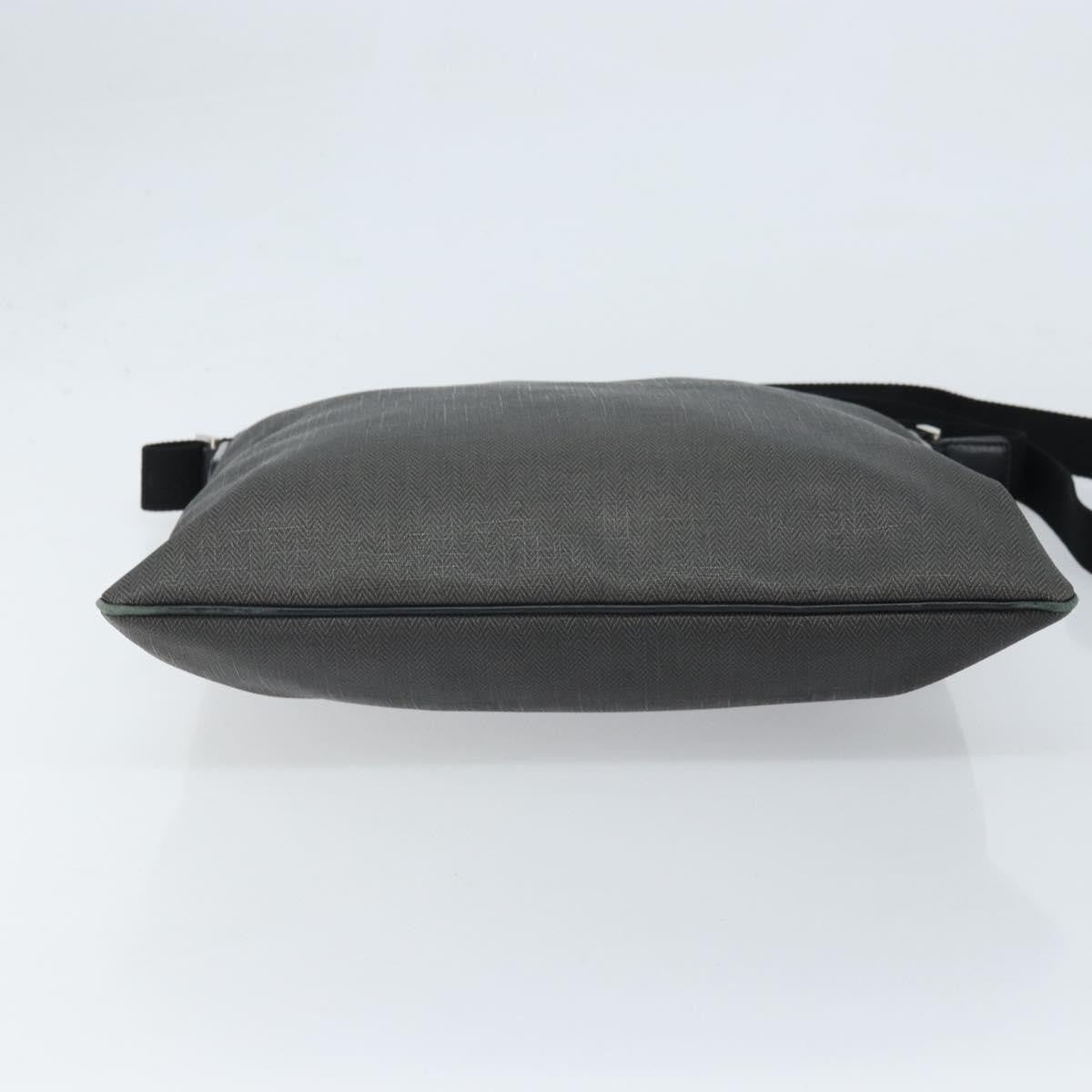 Bvlgari Shoulder Canvas Gray Canvas Shoulder Bag Bag (Pre-Owned)