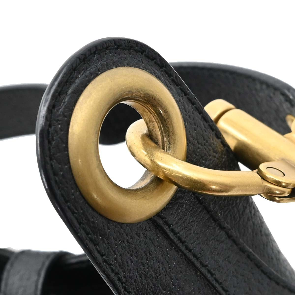 Gucci Piston Lock Jackie Hobo Gg Canvas Black Canvas Shoulder Bag Bag (Pre-Owned)