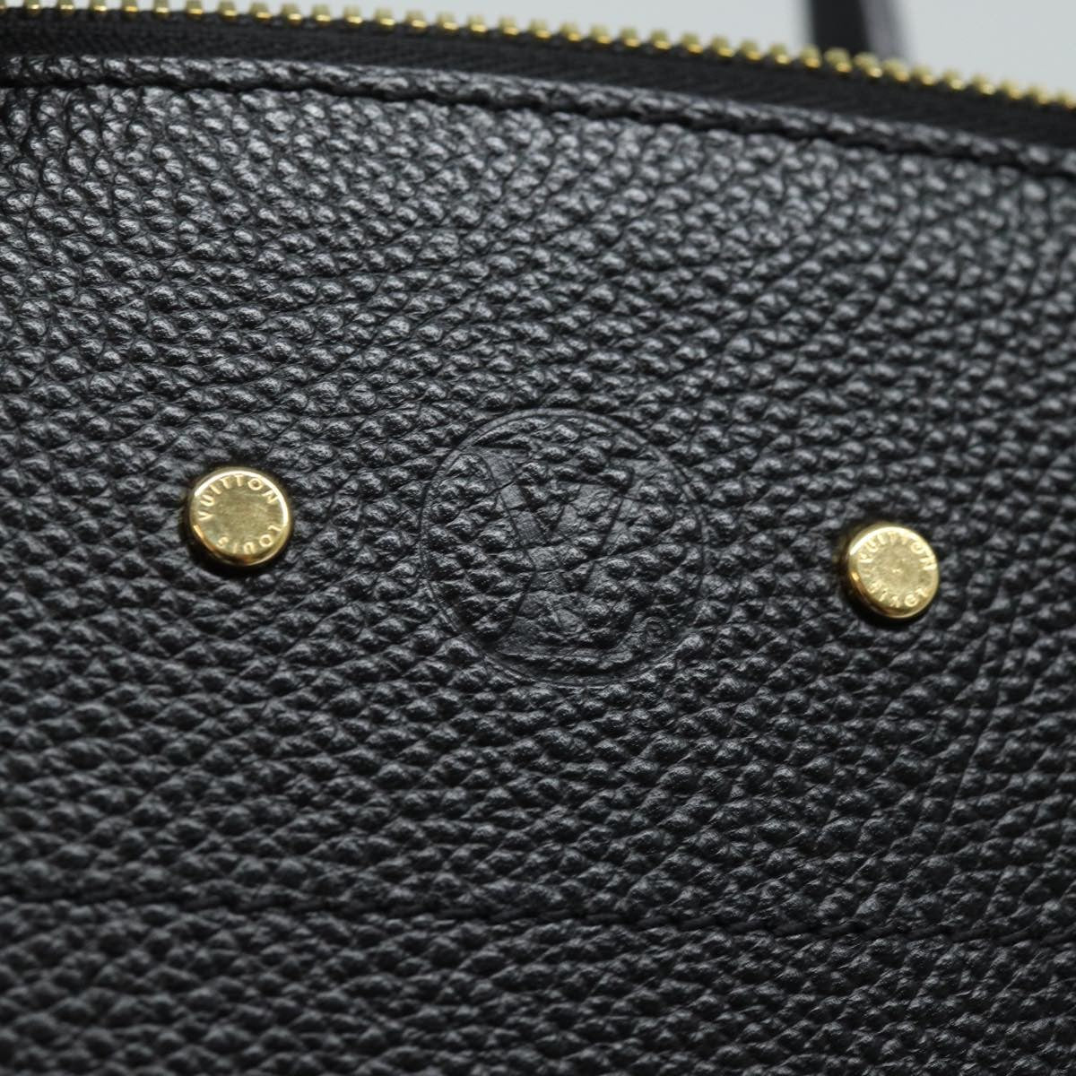 Louis Vuitton City Steamer Leather Black Leather Handbag (Pre-Owned)