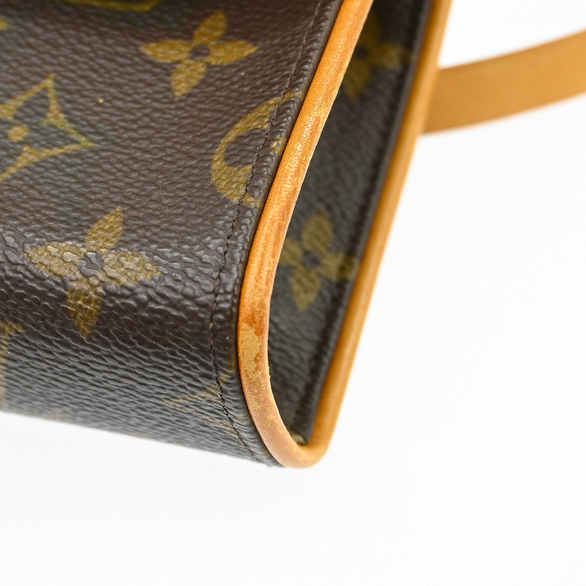 Louis Vuitton Florentine Pochette Monogram Canvas Brown Canvas Clutche & Pouche Bag (Pre-Owned)