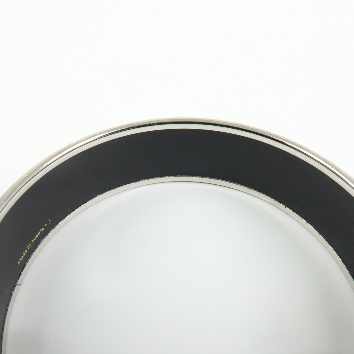 Hermes Bangle Printed Enamel Multicolour Metal Bracelet Jewelry (Pre-Owned)