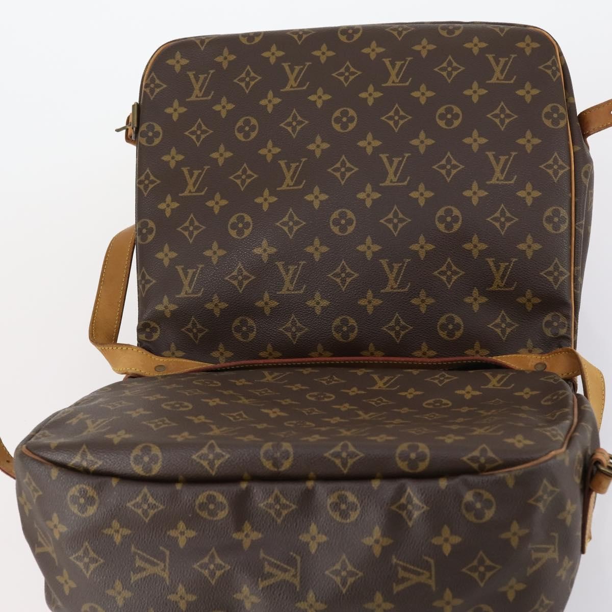 Louis Vuitton Saumur Monogram Canvas Brown Canvas Shoulder Bag Bag (Pre-Owned)