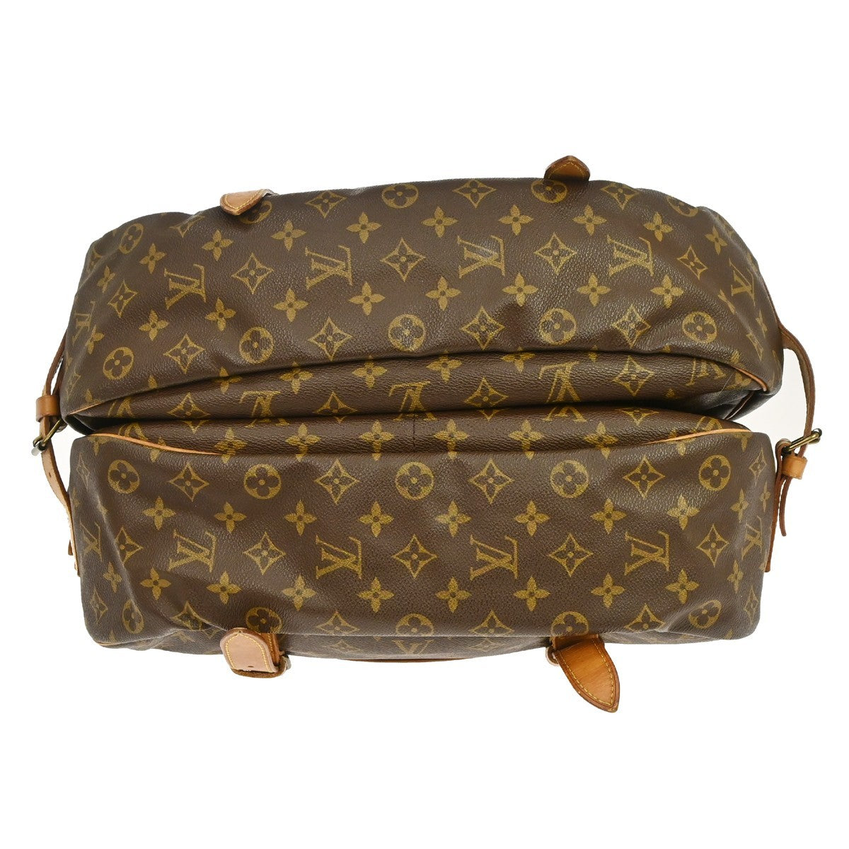 Louis Vuitton Saumur Monogram Canvas Brown Canvas Shoulder Bag Bag (Pre-Owned)