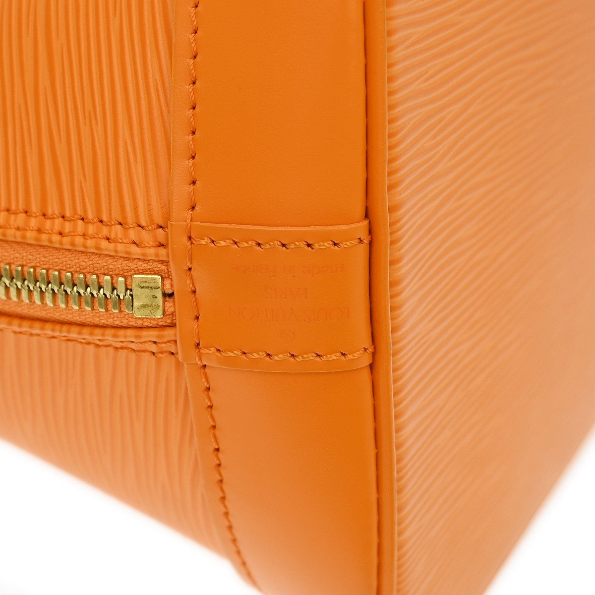 Louis Vuitton Alma Epi Leather Orange Leather Handbag (Pre-Owned)