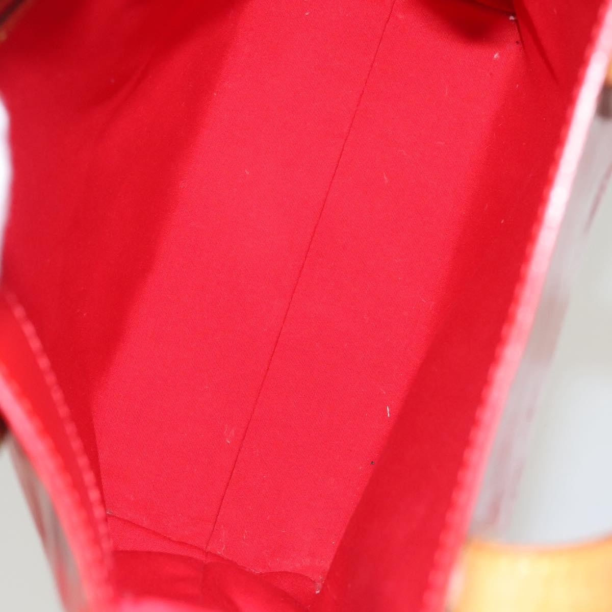 Louis Vuitton Reade Monogram Vernis Red Patent_Leather Handbag (Pre-Owned)