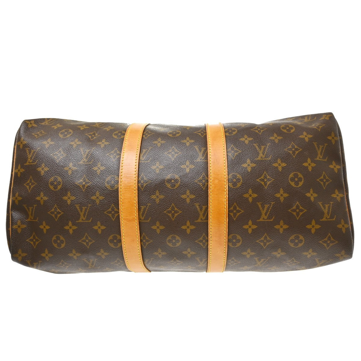 Louis Vuitton Keepall Monogram Canvas Brown Canvas Travel Bag Bag (Pre-Owned)