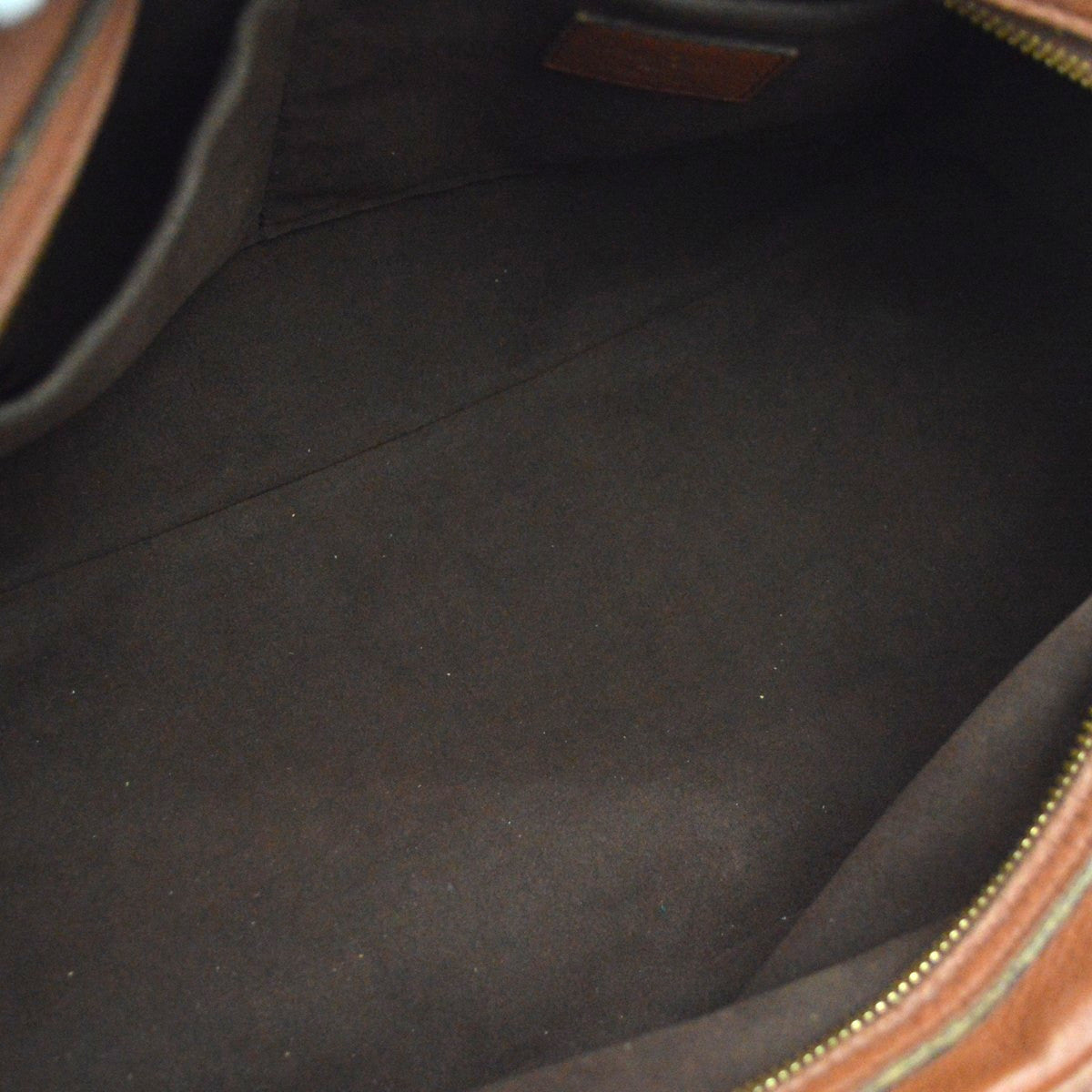 Louis Vuitton Lunar Mahina Leather Brown Leather Shoulder Bag Bag (Pre-Owned)