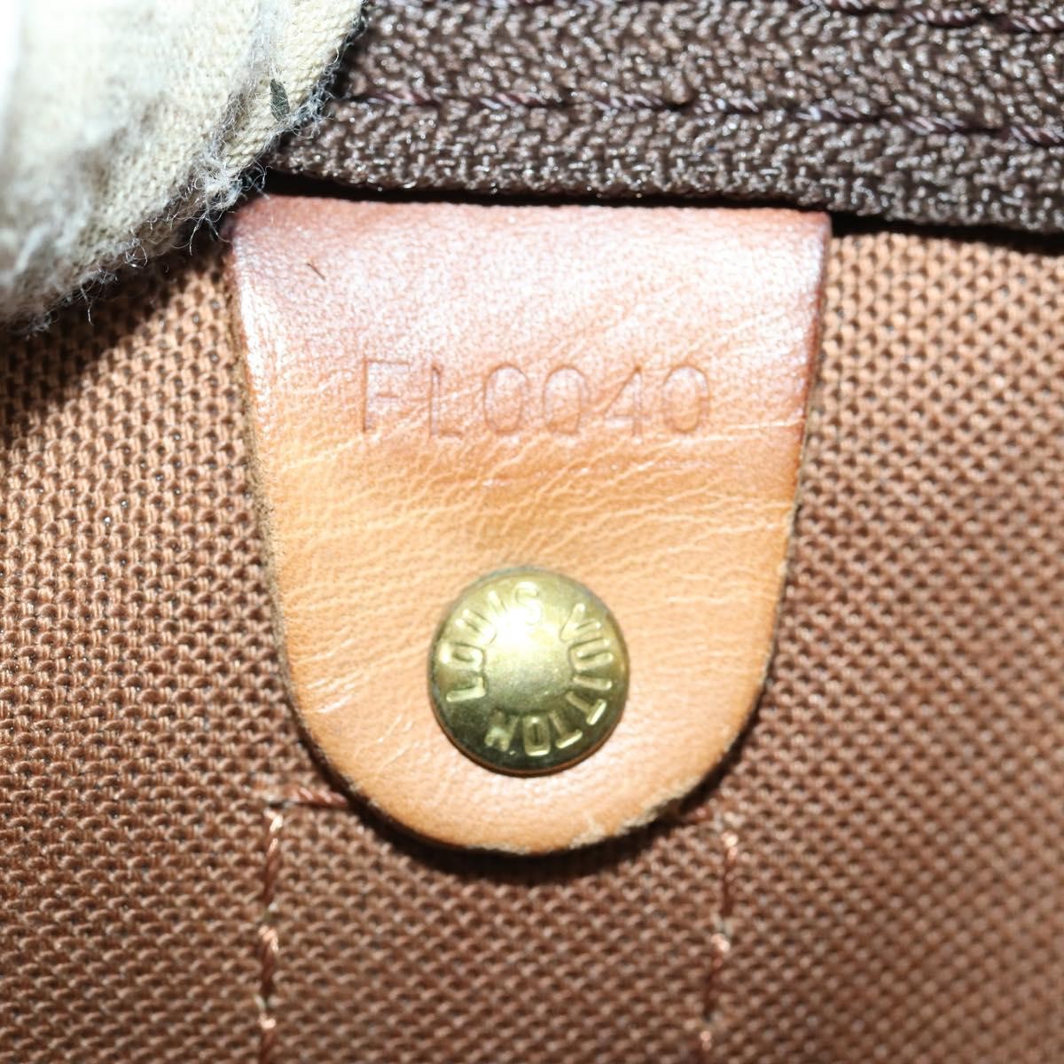 Louis Vuitton Keepall Monogram Canvas Brown Canvas Travel Bag Bag (Pre-Owned)