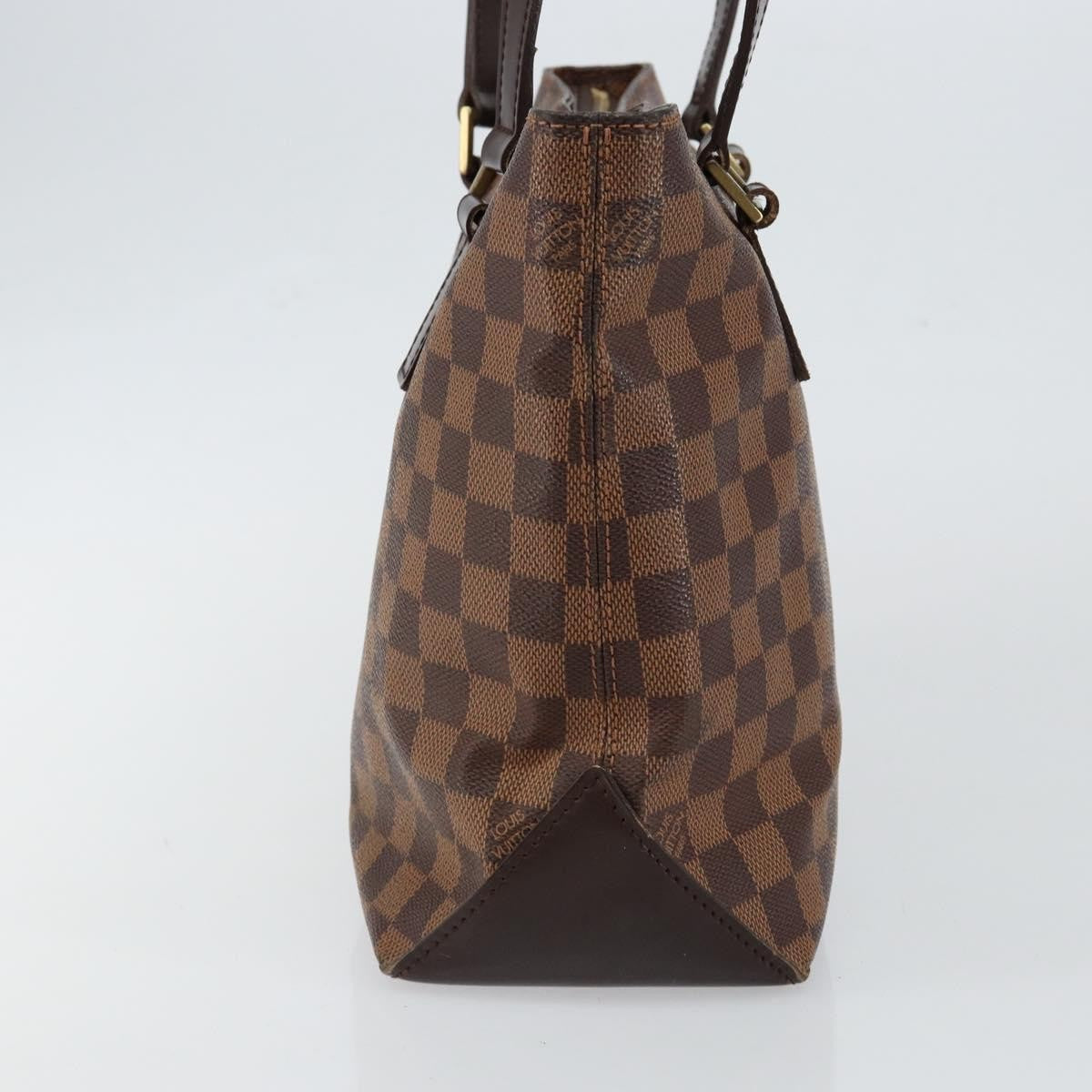 Louis Vuitton Cabas Piano Damier Brown Canvas Tote Bag Bag (Pre-Owned)