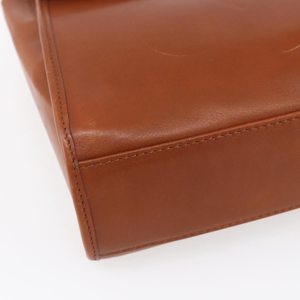 Celine Handbag Leather Brown Leather Handbag (Pre-Owned)