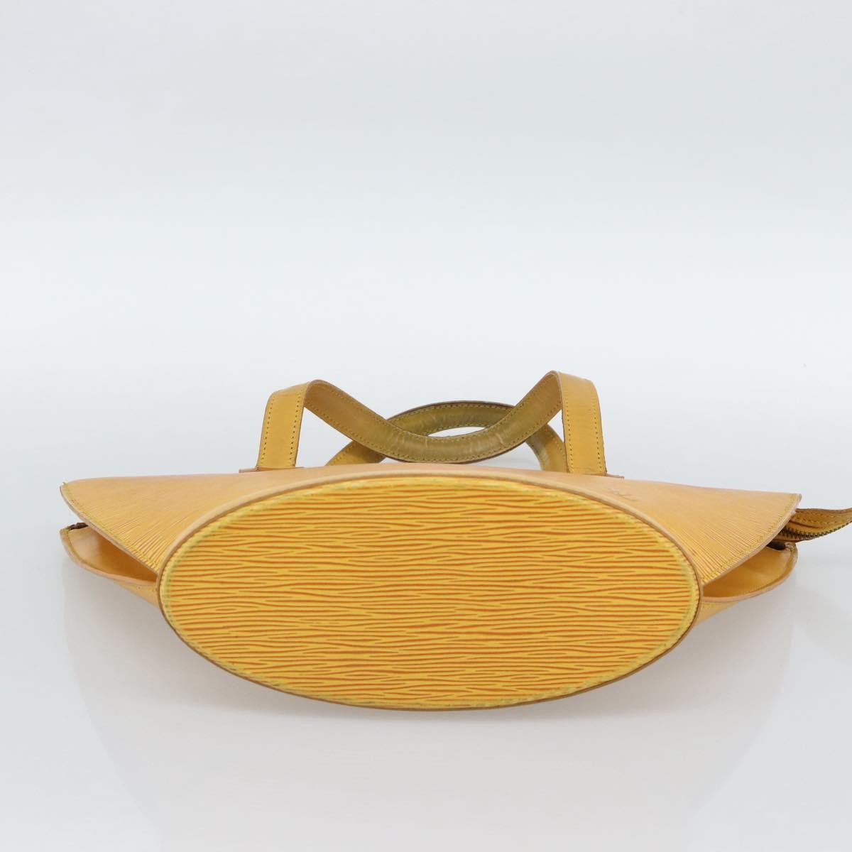 Louis Vuitton Saint Jacques Epi Leather Yellow Leather Handbag (Pre-Owned)