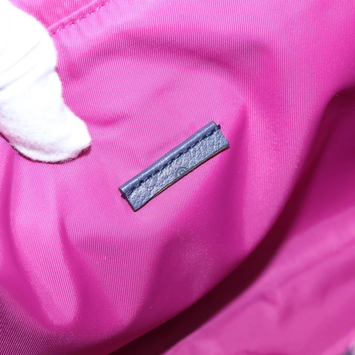 Gucci Children's Messenger Gg Canvas Pink Canvas Handbag (Pre-Owned)