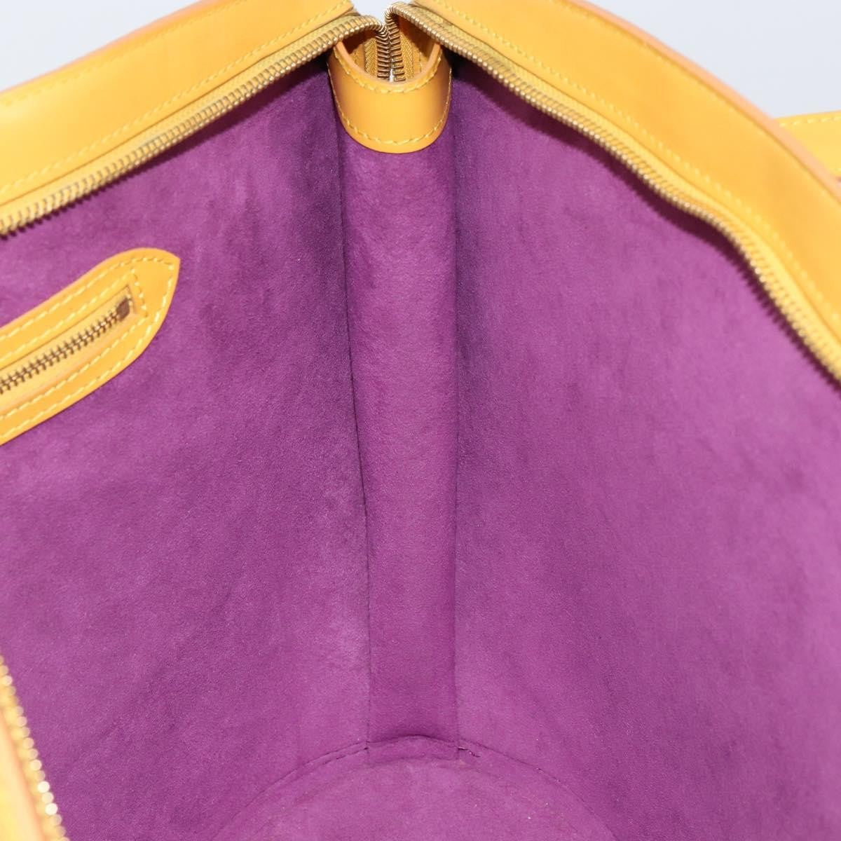 Louis Vuitton Saint Jacques Epi Leather Yellow Leather Handbag (Pre-Owned)