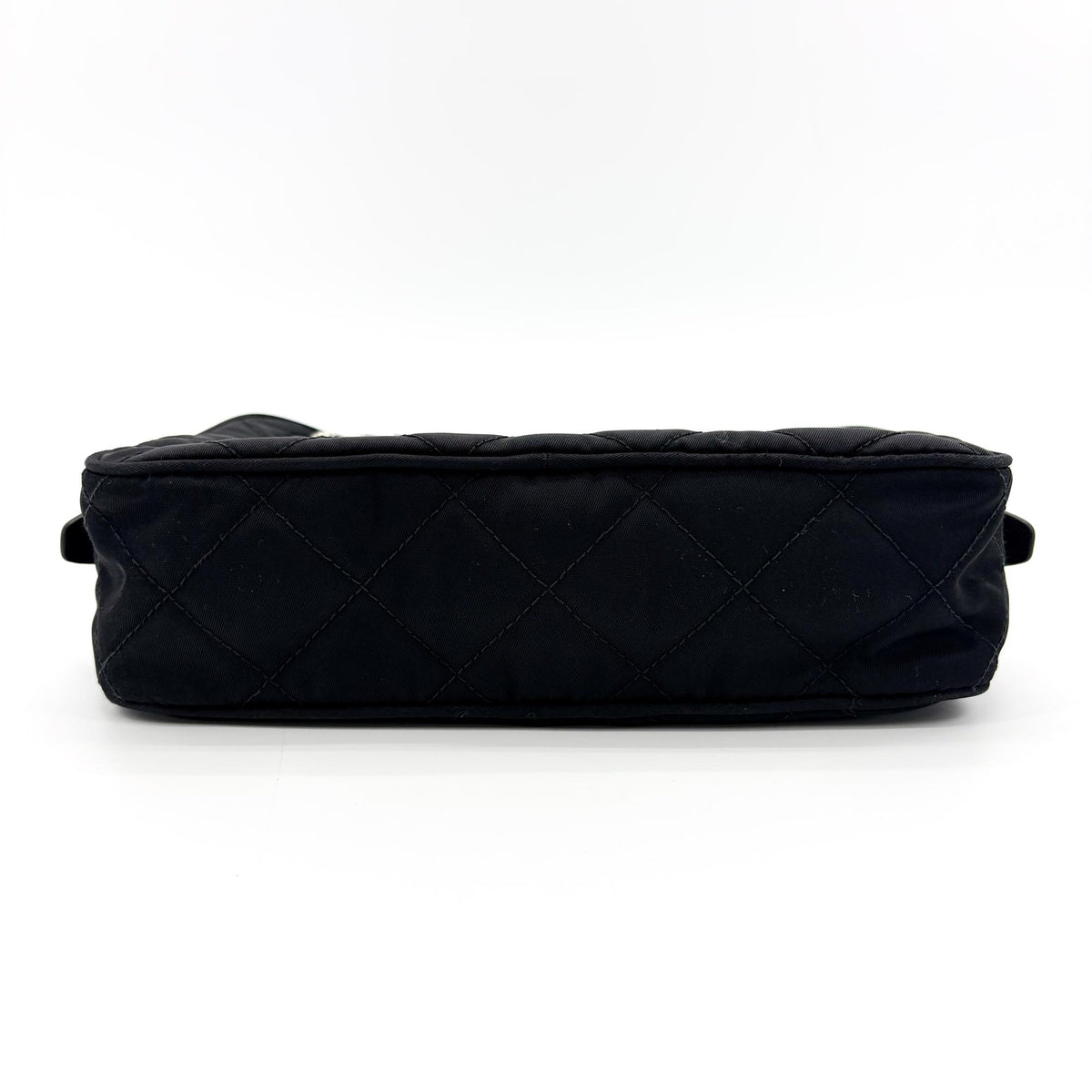 Prada Convertible Quilted Tessuto Black Nylon Shoulder Bag Bag (Pre-Owned)
