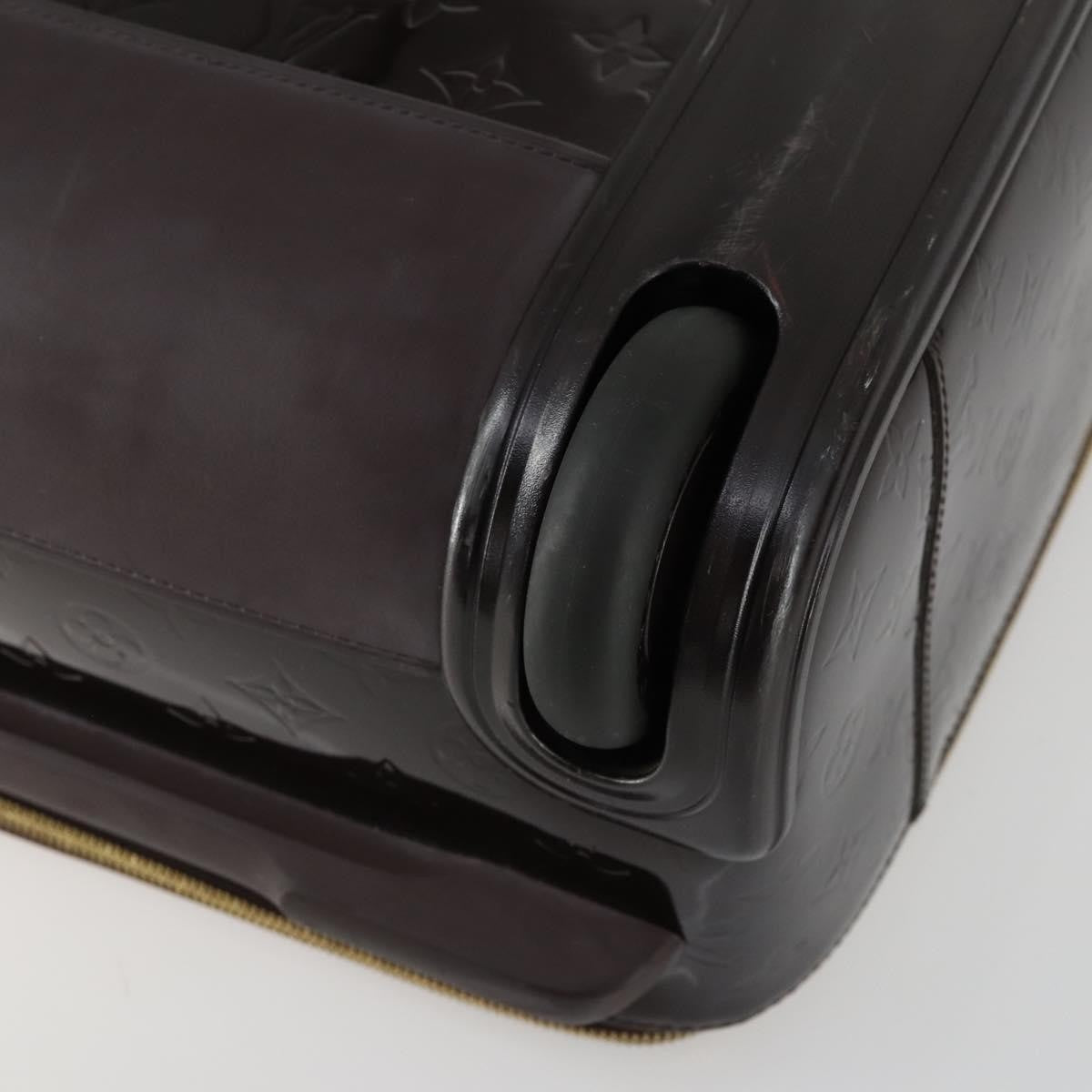 Louis Vuitton Pegase Luggage Monogram Vernis Brown Patent_Leather Travel Bag Bag (Pre-Owned)