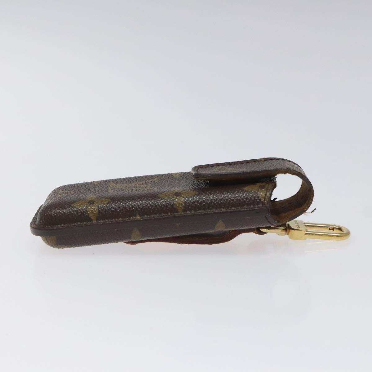 Louis Vuitton Étui Téléphone Monogram Canvas Brown Canvas Tech Accessory Accessory (Pre-Owned)