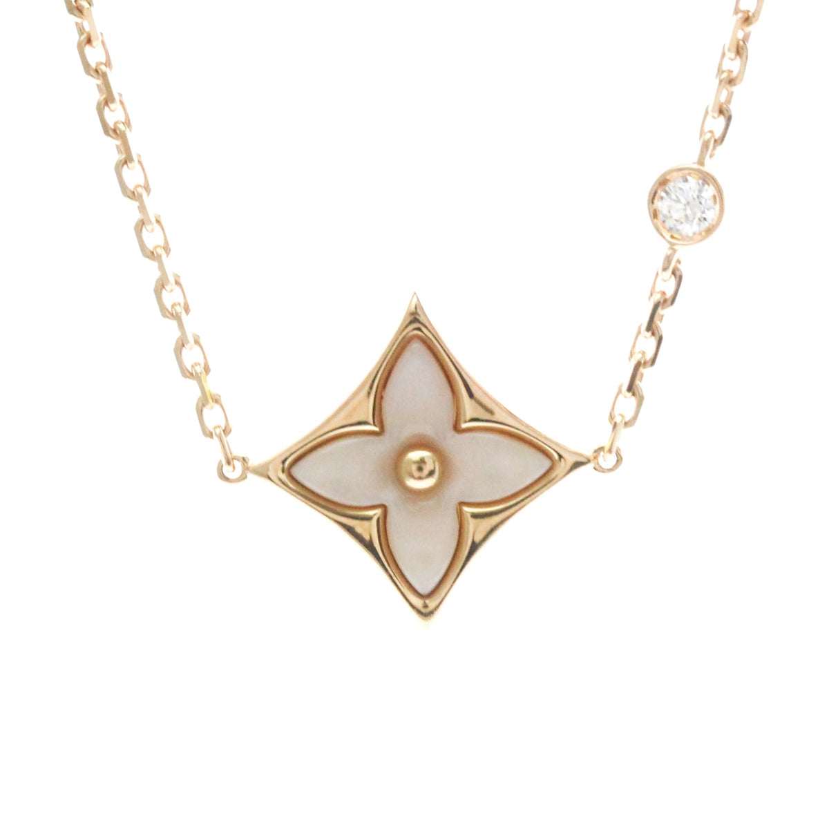 Louis Vuitton Color Blossom Bb Star 18K Rose Gold With Mother Of Pearl And Diamond Gold Pink_Gold Bracelet Jewelry (Pre-Owned)