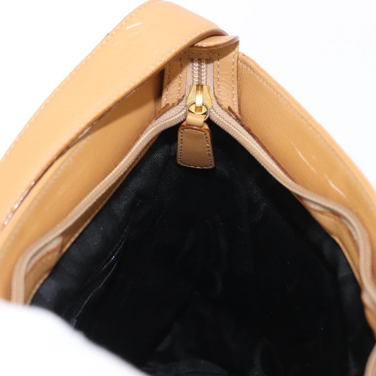 Salvatore Ferragamo Vintage Leather Beige Leather Bag (Pre-Owned)