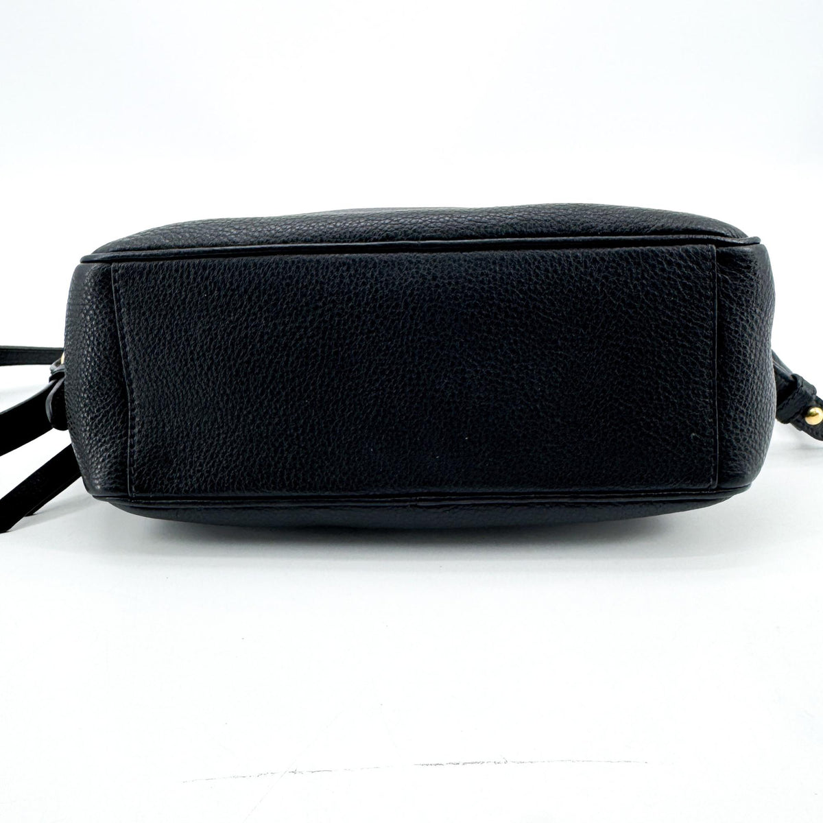 Prada Camera Vitello Phenix Black Leather Handbag (Pre-Owned)