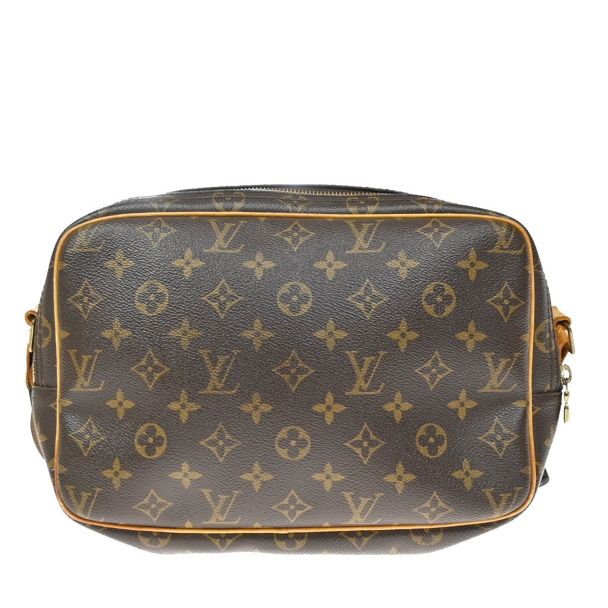 Louis Vuitton Reporter Monogram Canvas Brown Canvas Shoulder Bag Bag (Pre-Owned)