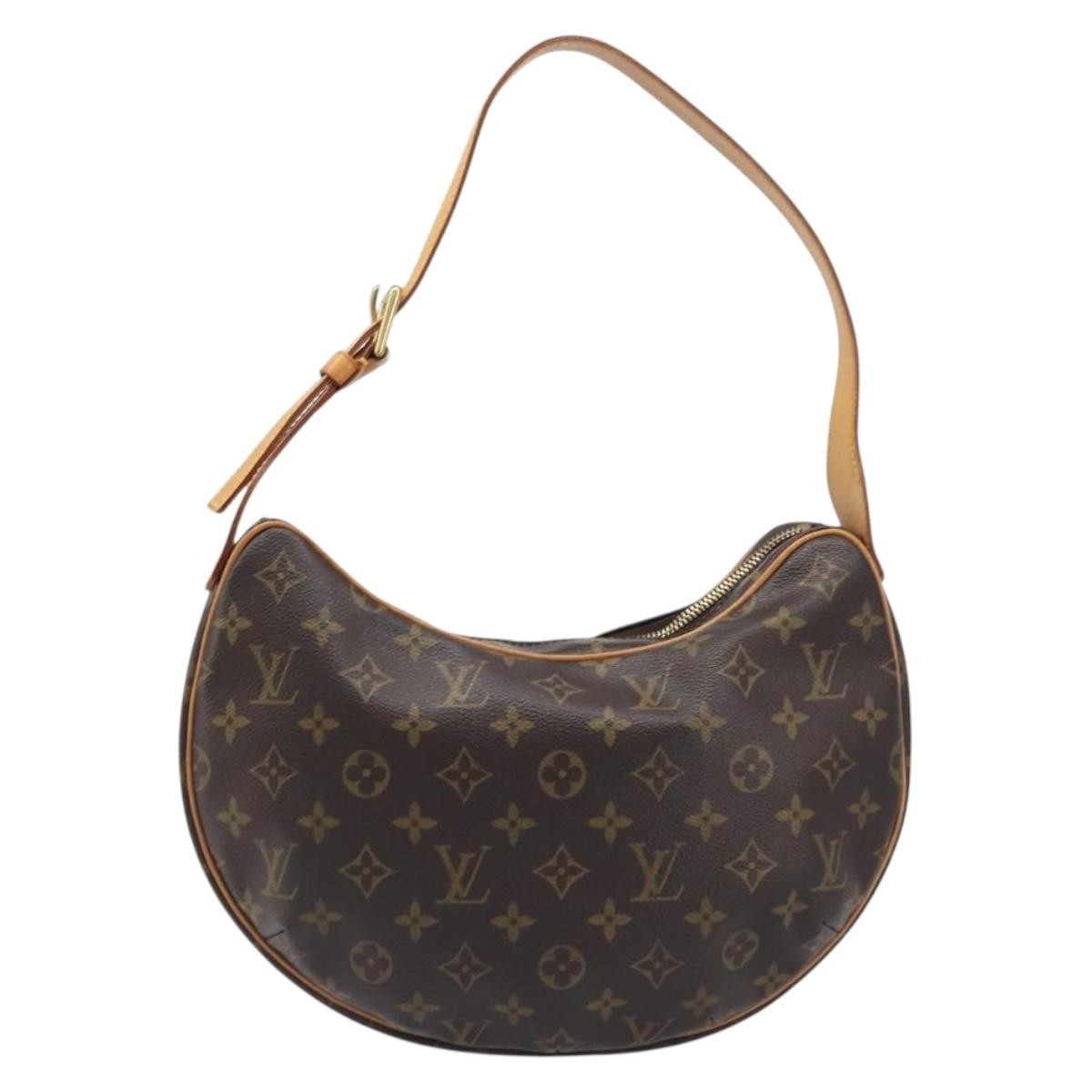 Louis Vuitton Croissant Monogram Brown Canvas Shoulder Bag Bag (Pre-Owned)