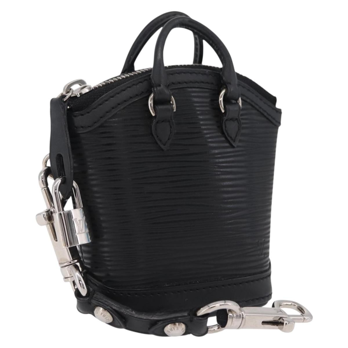 Louis Vuitton Lockit Epi Leather Black Leather Handbag (Pre-Owned)