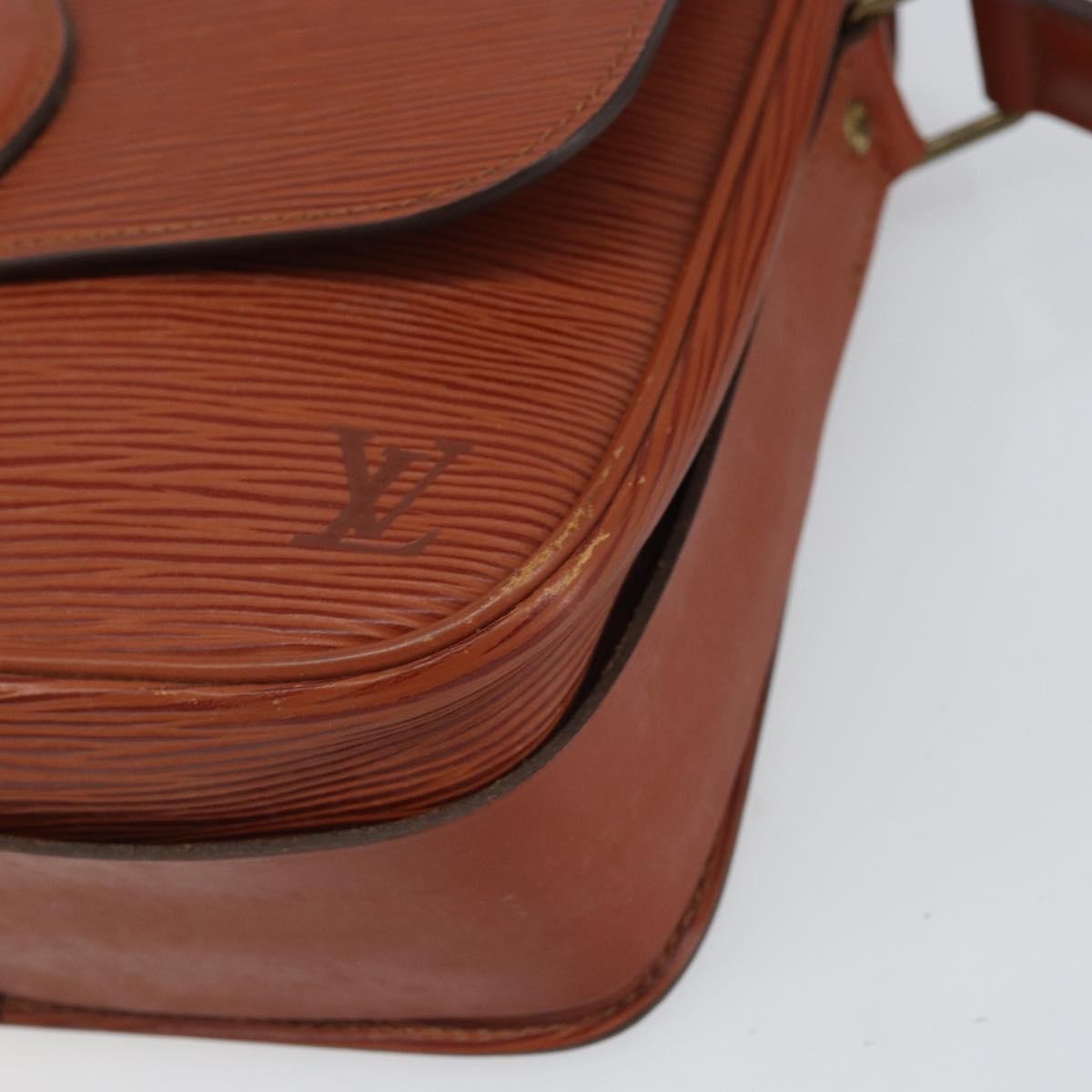 Louis Vuitton Cartouchiere Epi Leather Brown Leather Shoulder Bag Bag (Pre-Owned)