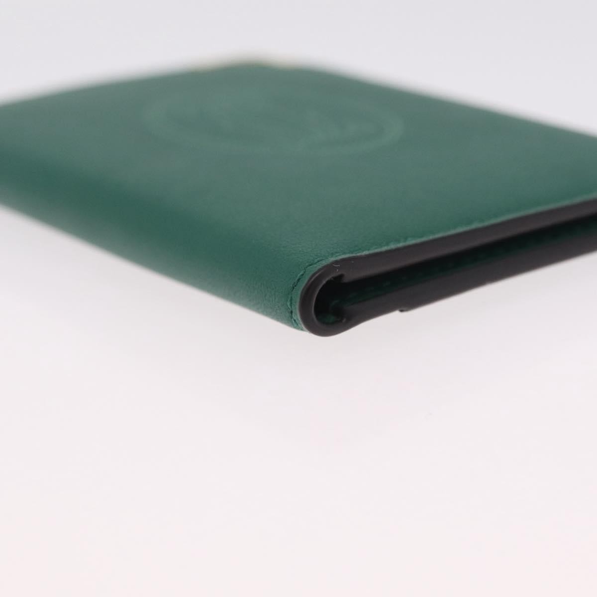 Cartier Coin Purse Must De Cartier Leather Green Leather Wallets Accessory (Pre-Owned)