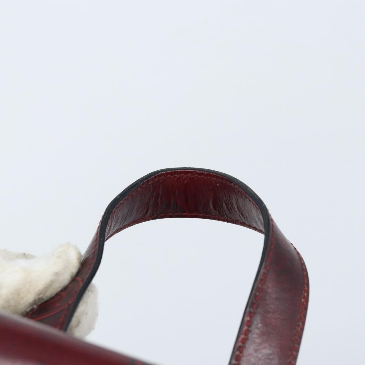 Cartier Happy Birthday Patent Leather Burgundy Patent_Leather Backpack Bag (Pre-Owned)