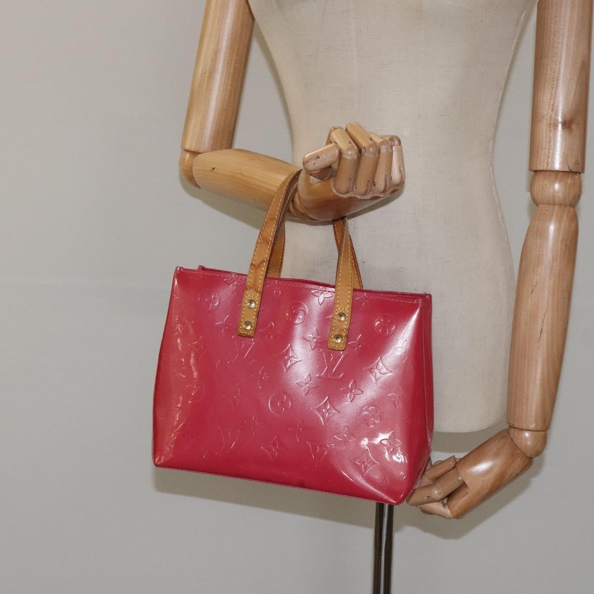 Louis Vuitton Reade Monogram Vernis Pink Patent_Leather Handbag (Pre-Owned)
