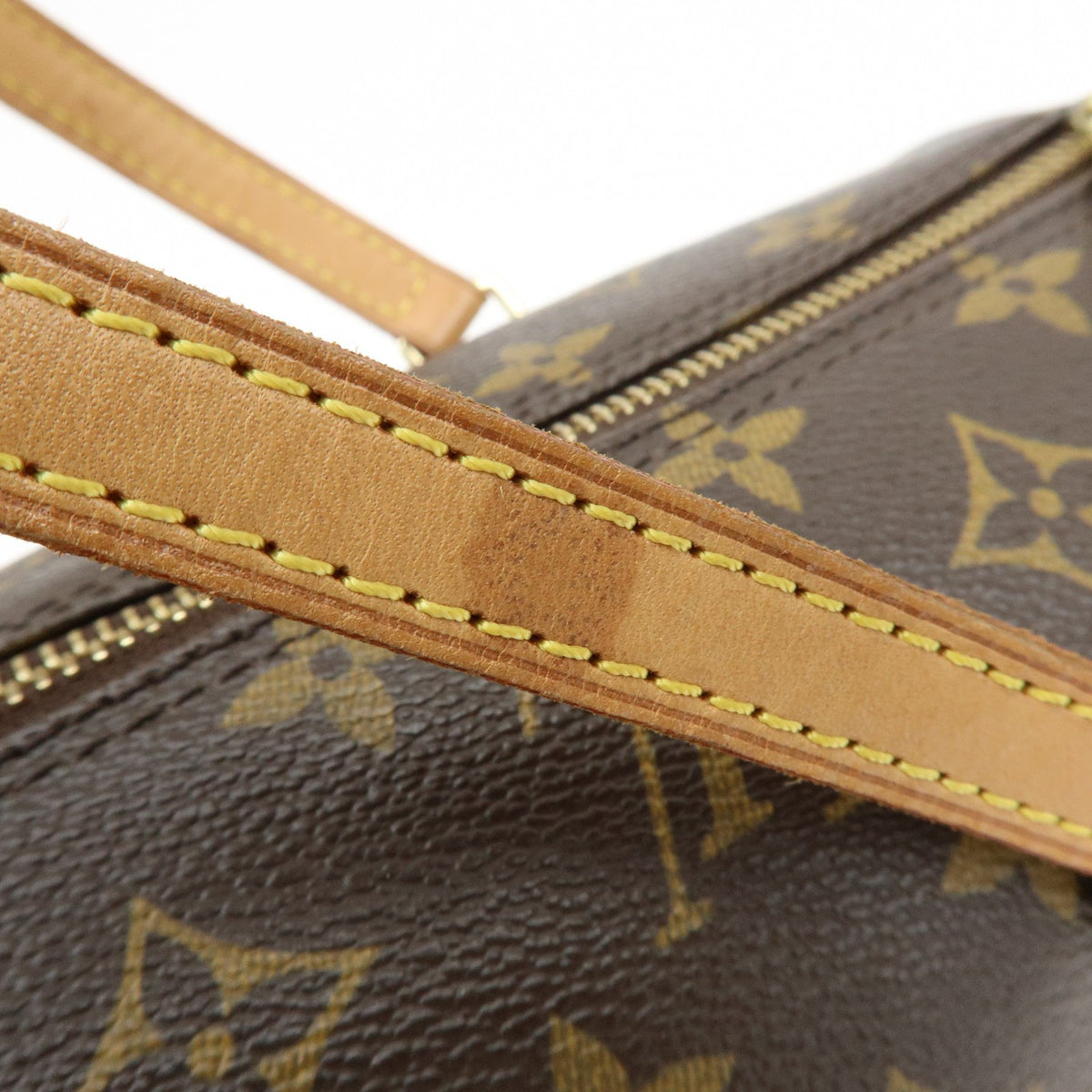 Louis Vuitton Papillon Monogram Canvas Brown Canvas Handbag (Pre-Owned)