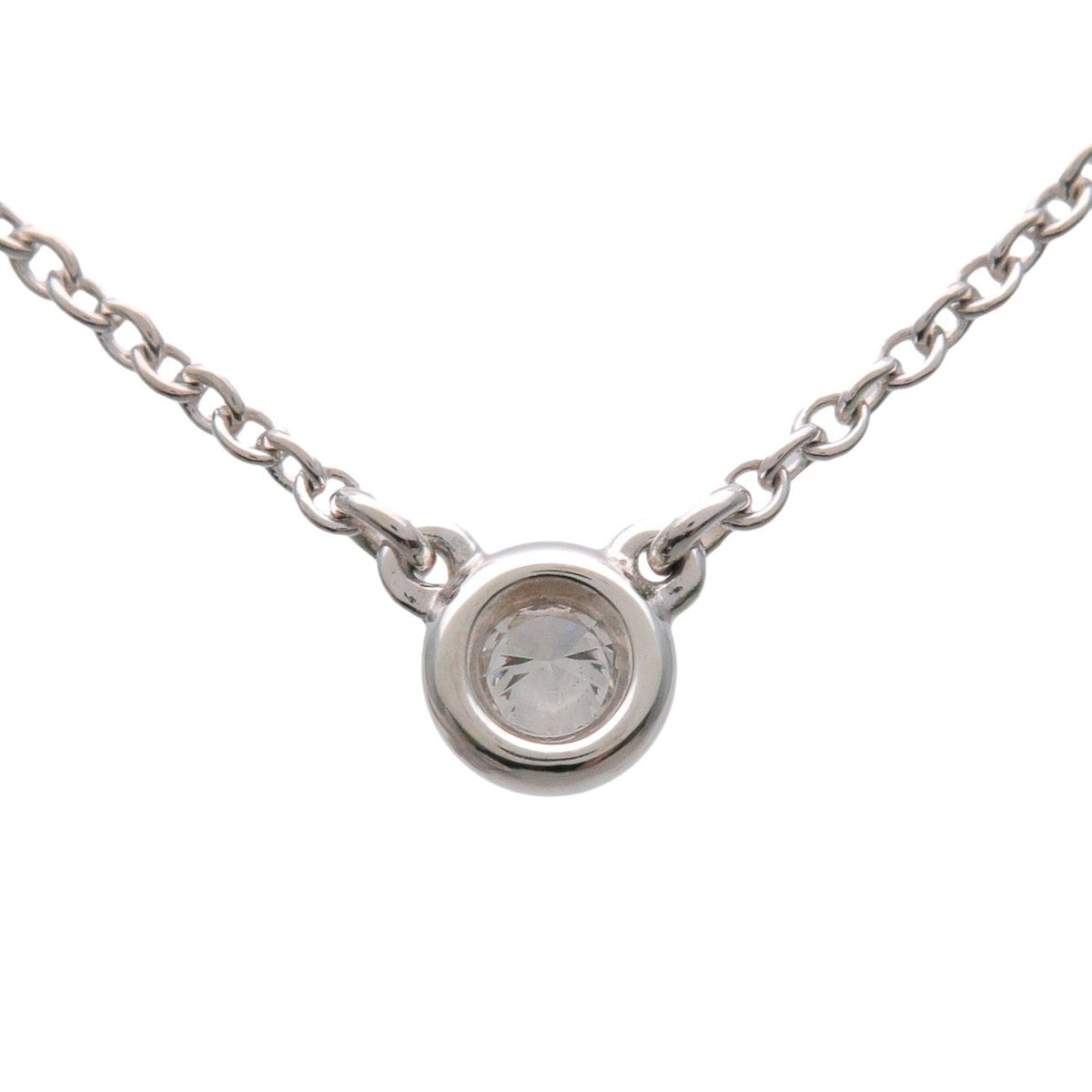 Tiffany & Co. Elsa Peretti Diamonds By The Yard Platinum With Diamond Silver Silver Bracelet Jewelry (Pre-Owned)