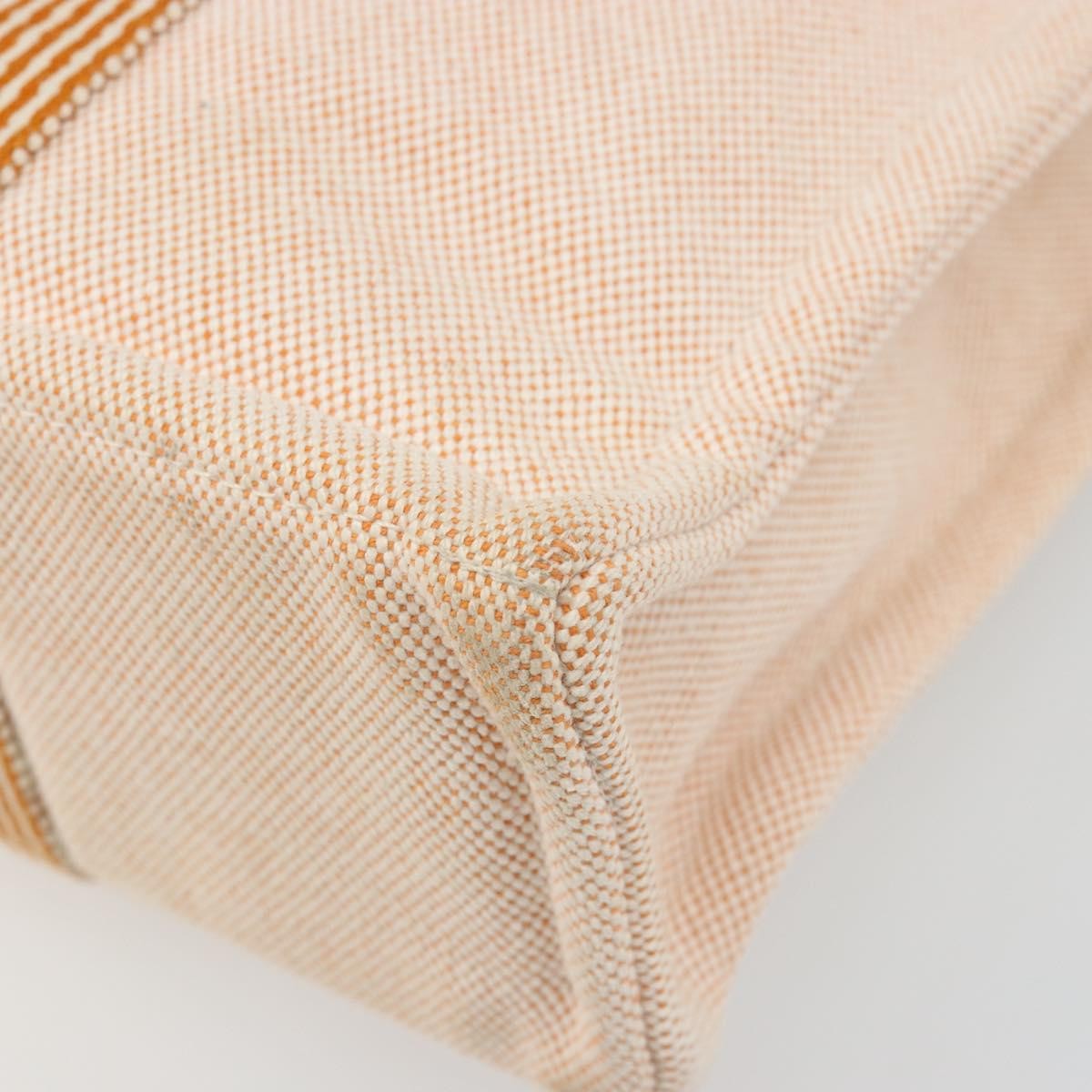 Hermes Fourre Tout Toile Orange Canvas Tote Bag Bag (Pre-Owned)