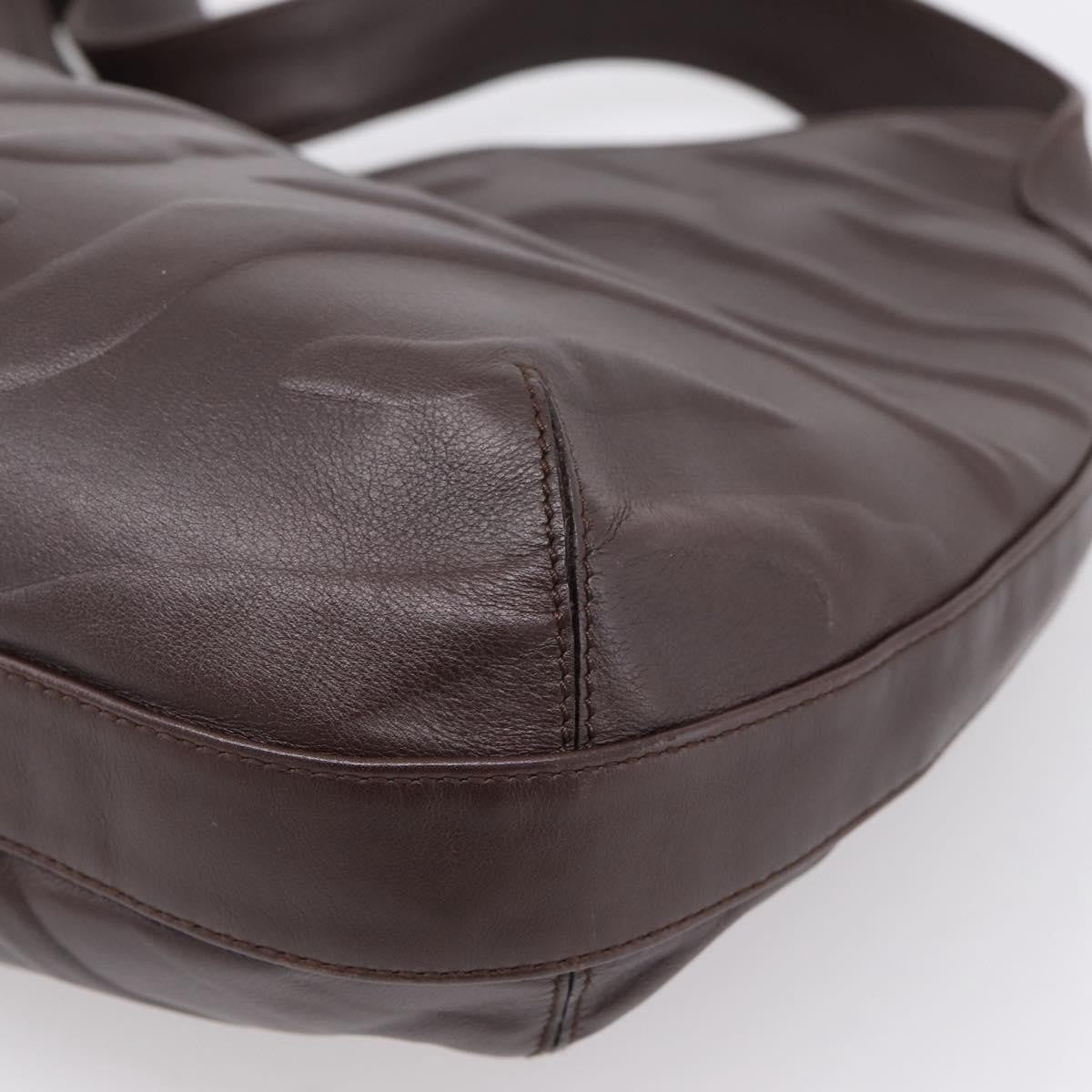 Cartier Panthère Shoulder Leather Brown Leather Shoulder Bag Bag (Pre-Owned)