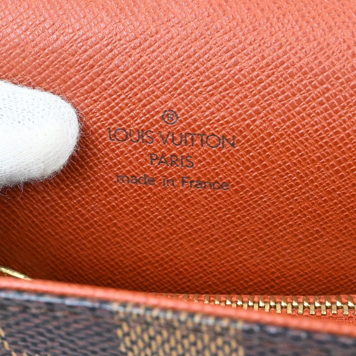 Louis Vuitton Tribeca Carre Damier Brown Canvas Handbag (Pre-Owned)