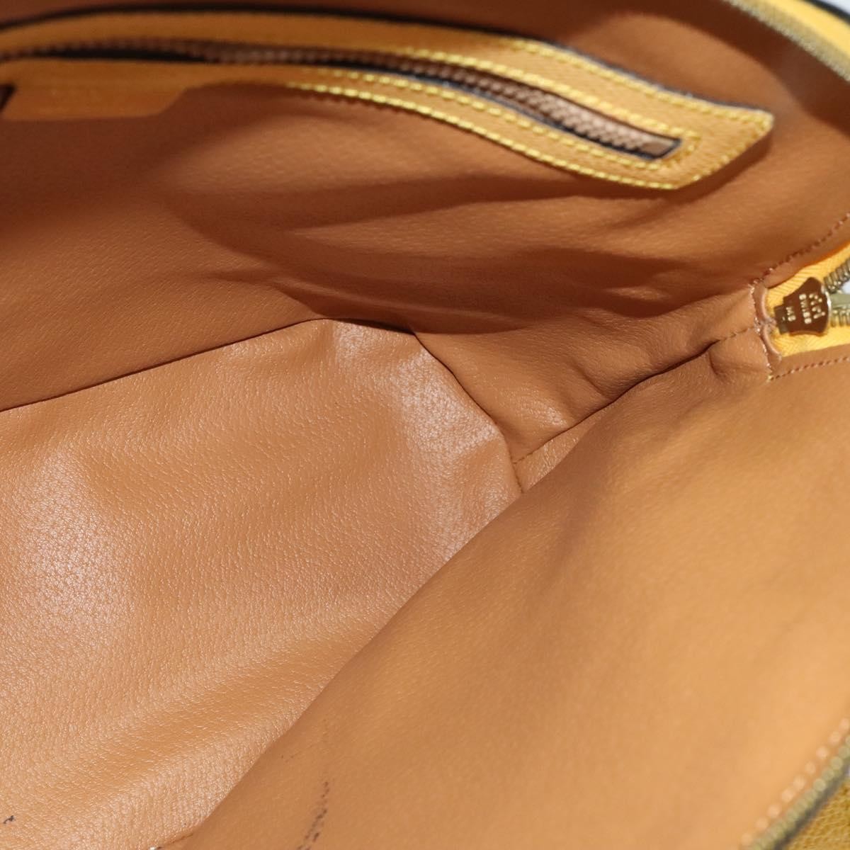 Celine Handbag Leather Yellow Leather Handbag (Pre-Owned)