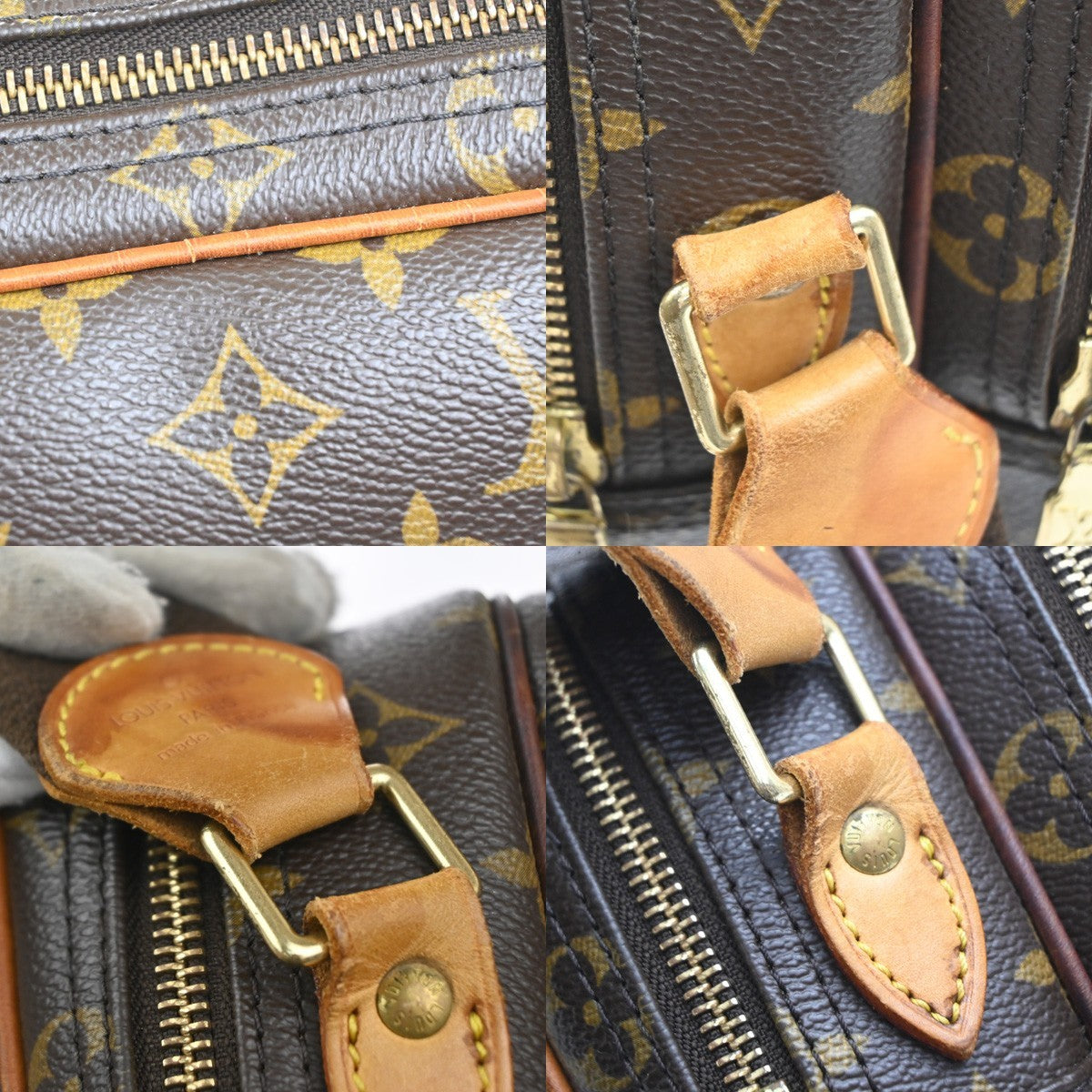 Louis Vuitton Reporter Monogram Canvas Brown Canvas Shoulder Bag Bag (Pre-Owned)