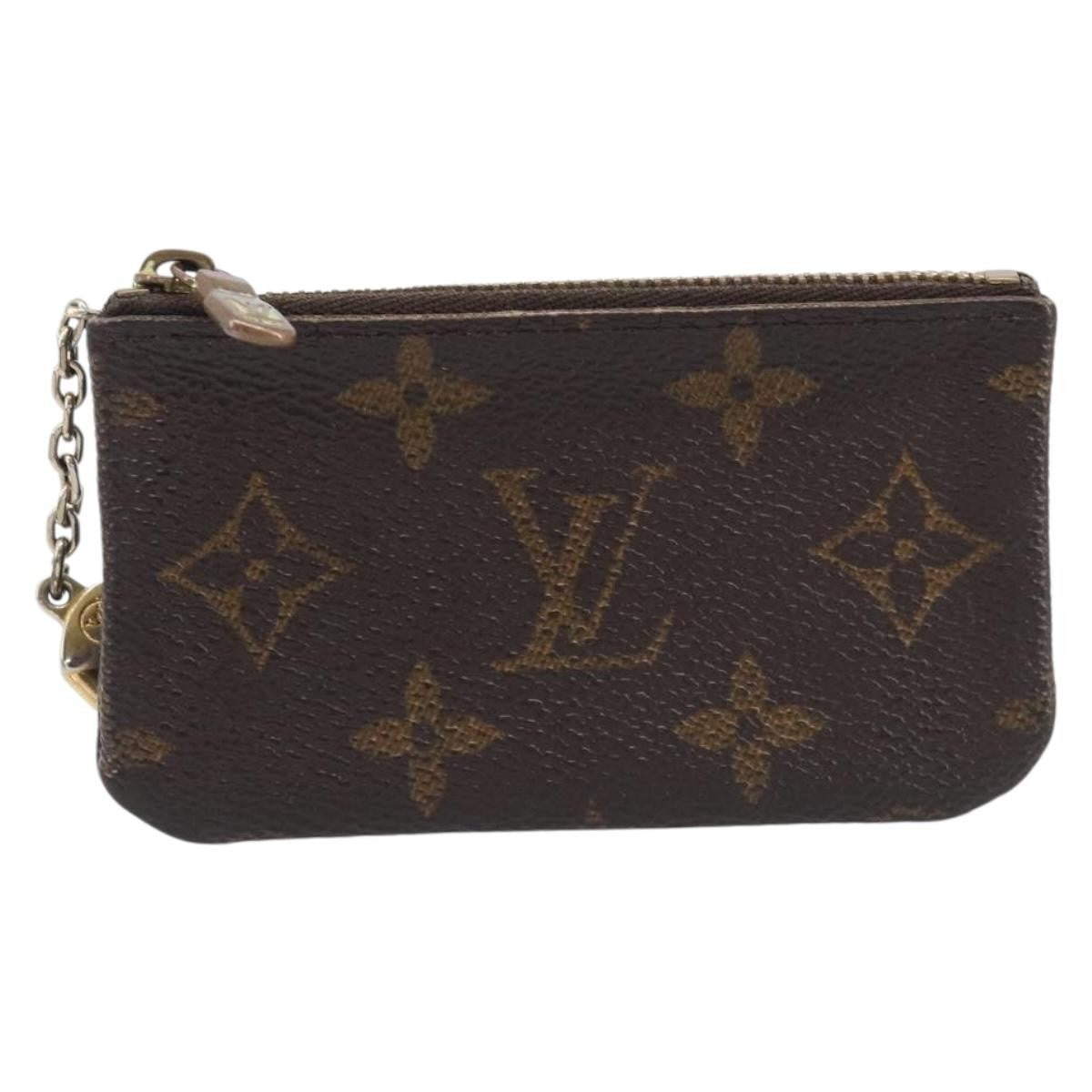 Louis Vuitton Pochette Clés Monogram Canvas Brown Canvas Wallets Accessory (Pre-Owned)