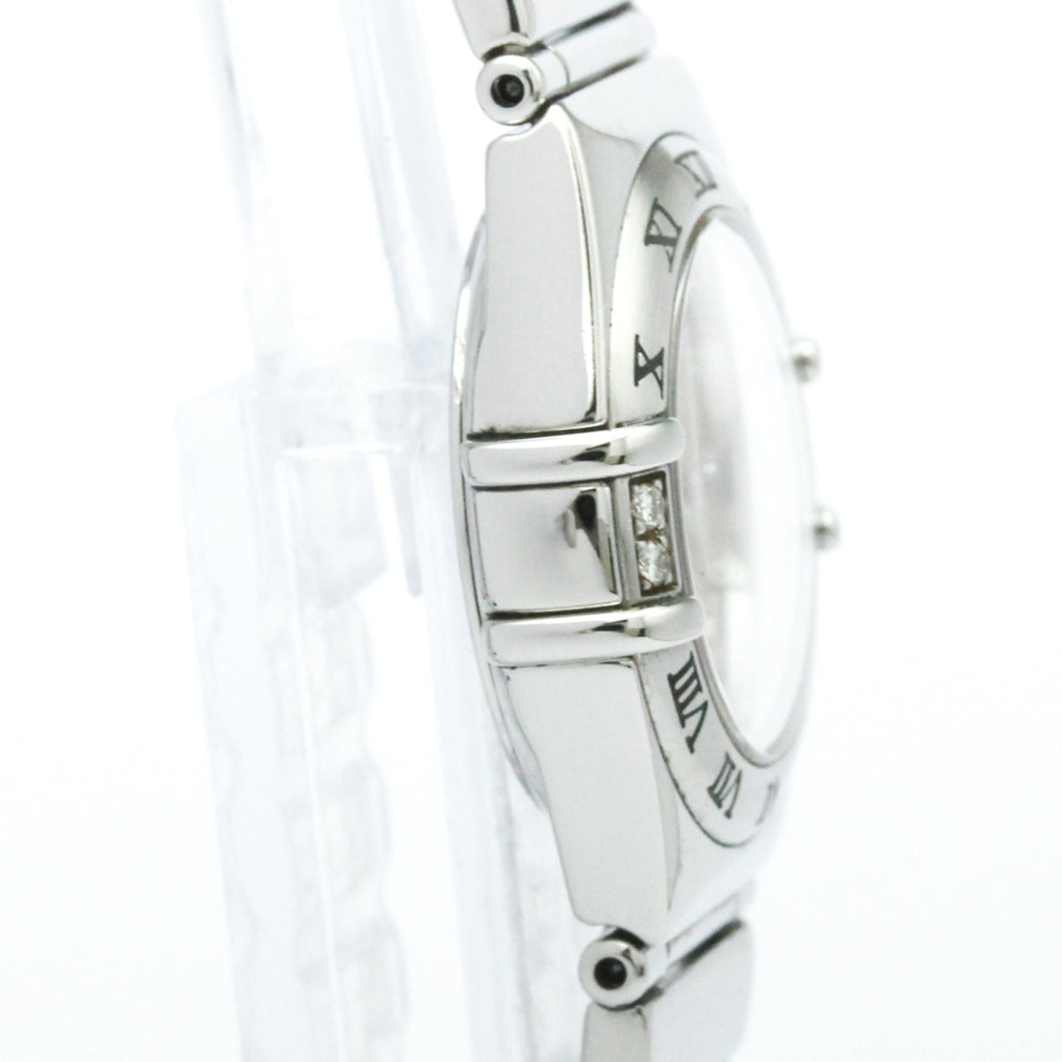 Omega Constellation Quartz Stainless Steel With Diamond Markers And Mother Of Pearl Watch (Pre-Owned)
