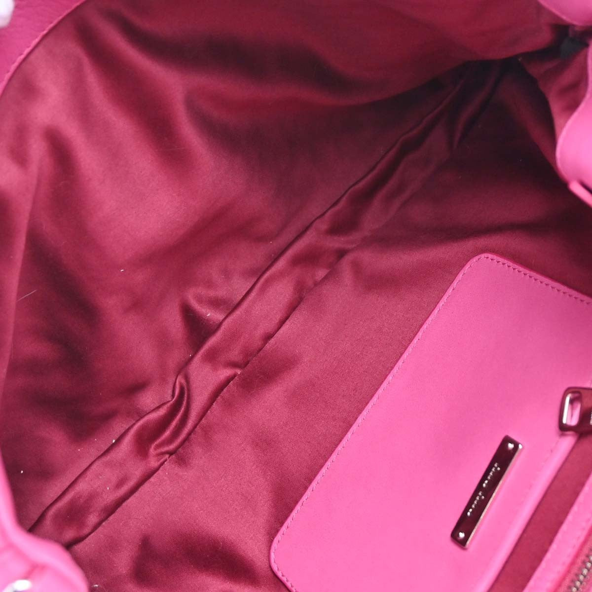 Miu Miu Crystal Clutch Matelasse Leather Pink Leather Handbag (Pre-Owned)