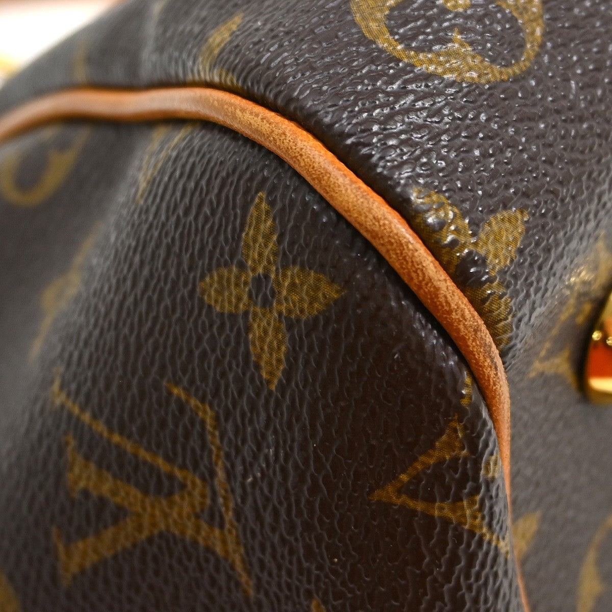 Louis Vuitton Tivoli Monogram Brown Canvas Handbag (Pre-Owned)