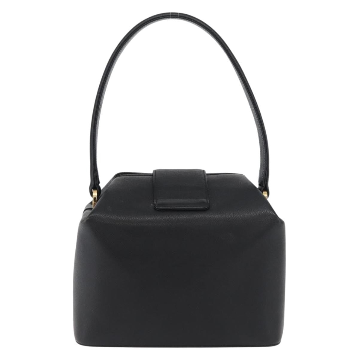 Givenchy Vintage Leather Black Leather Briefcase Bag (Pre-Owned)